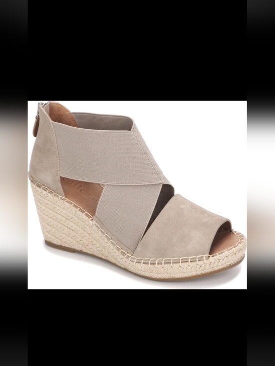 gentle souls Shoes - Gentle Souls by Kenneth Cole Colleen Suede Espadrille Wedges